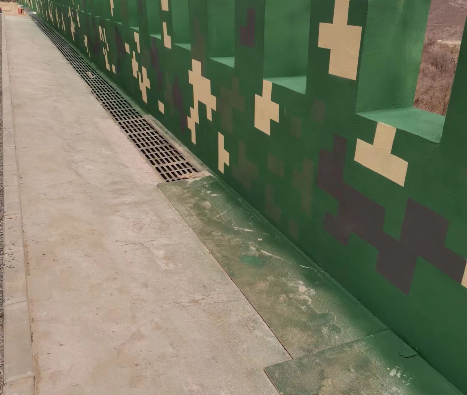 鹤壁围墙迷彩喷涂,数迷彩漆